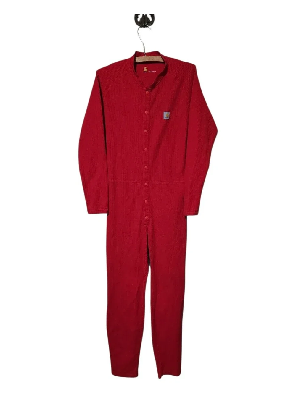 Carhartt Base Layer Red Thermal Union Suit Long John's Size Large